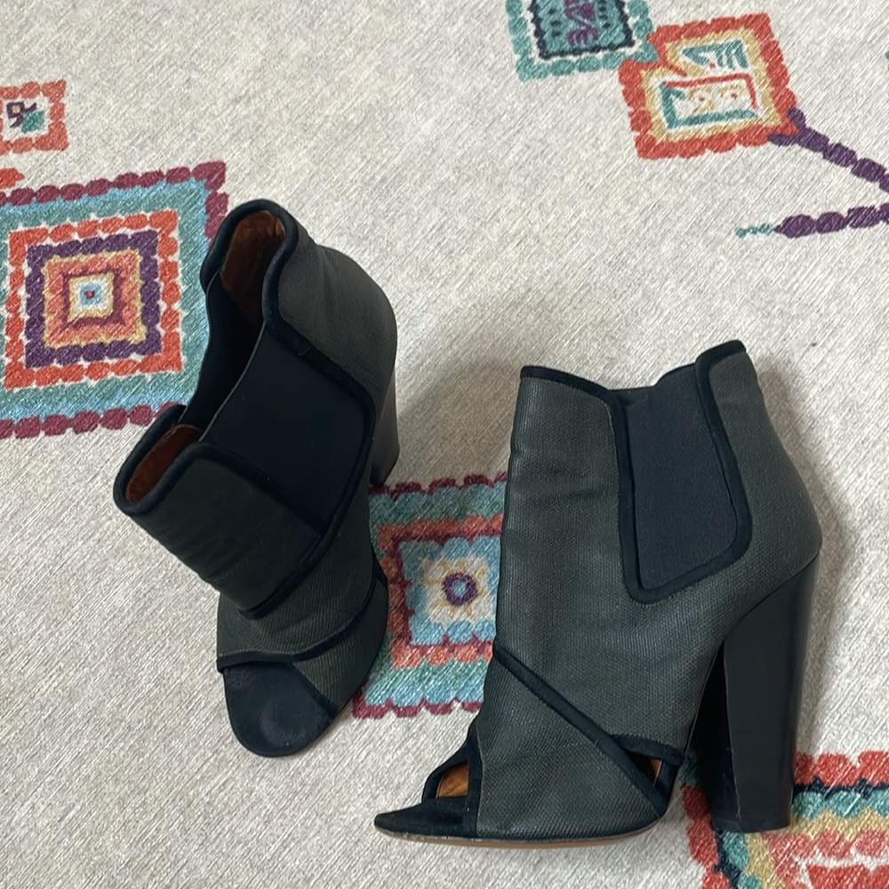 Givenchy Open Toe Booties - image 7